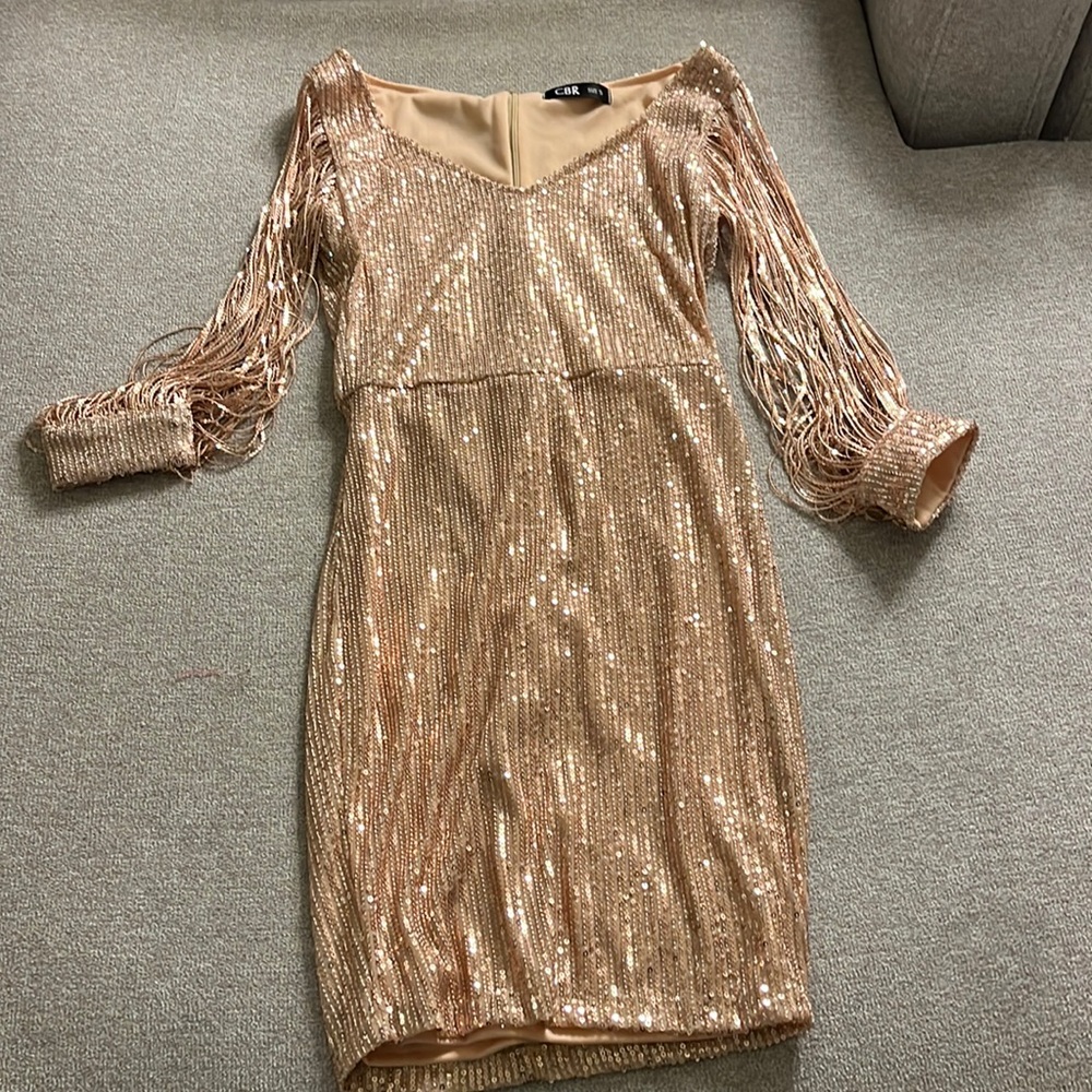Rose gold dress